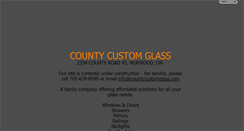 Desktop Screenshot of countycustomglass.com